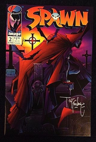 Image Comics Spawn 2 Signed By Todd Mcfarlane Never Opened/never Read Nm,