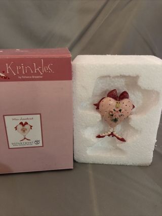 Dept.  56 Patience Brewster Krinkles Mini Valentine Ornament - Heart