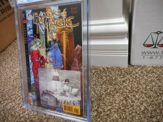 Books of Magic 1 cgc 9.  8 DC Vertigo 1994 GREAT WHITE pgs NM TV show coming 2