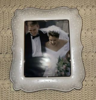 Lenox Wedding Promises " Opal Innocence " 8x10 Picture Frame But Not