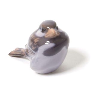 Porcelain Figurine " Sparrow ".  Denmark,  Royal Copenhagen 1519