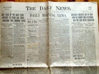 Batavia Ny - The Daily News - 70th Anniversary Edition - June 25,  1948