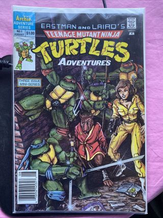 Teenage Mutant Ninja Turtles Archie Comics Mini - Series 1 Newsstand