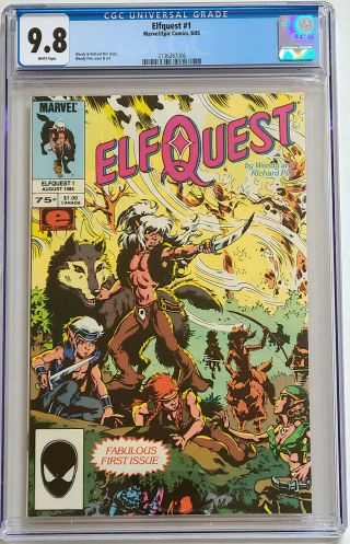 Elfquest 1 Marvel / Epic Comics 1985 Cgc 9.  8