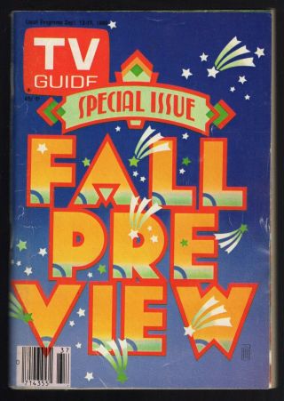 1980 Fort Wayne,  Ind Fall Preview Tv Guide Magnum P.  I.  Tom Sellek Shaun Cassidy