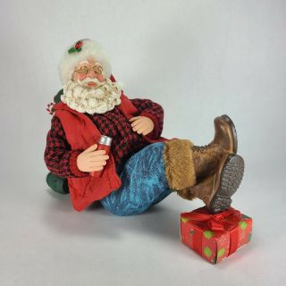 Dept 56 Possible Dreams Happy Camper Santa Figure Christmas