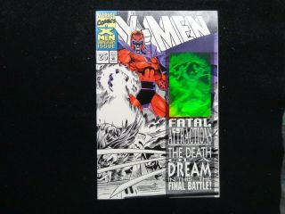 X - Men 25 Black And White Variant Magneto Hologram