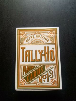 Tally - Ho Olive Standard Edition Playing Cards By Kings Wild Project