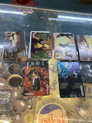 Final Fantasy Vlll Playing Cards Complete 52 Cards Anf 2 Jokers