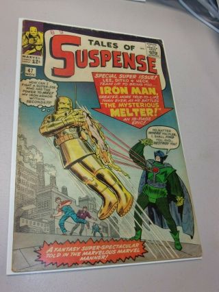 Tales Of Suspense 47 1963 Iron Man Origin 1st Appearance The Melter Jack Kirby