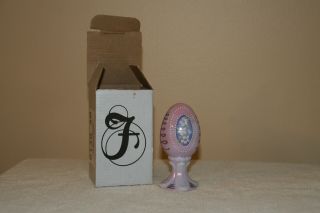Fenton Art Glass Co. ,  Lavender/rose Egg,  Limited Edition,  Hand Painted & Signed