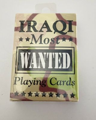 Iraqi Most Wanted Playing Cards Bicycle Brand Terrorist Usa