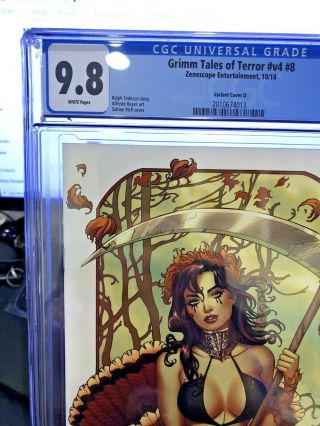 Grimm Fairy Tales Of Terror 8 1/350 CGC 9.  8 Thanksgiving Exclusive Rare 3