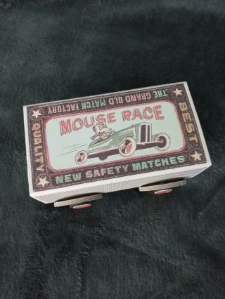 Maileg Little Brother Cowboy Mouse In Matchbox