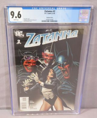 Zatanna 2 (brian Bolland 1:10 Variant Cover) Cgc 9.  6 Nm,  Dc Comics 2010