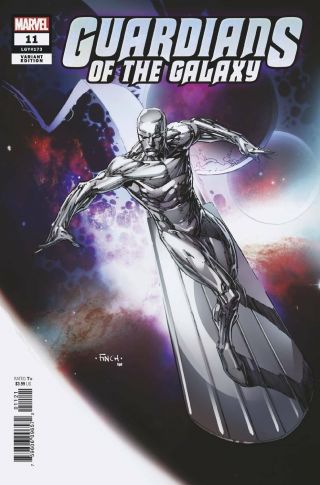 Guardians Of The Galaxy 11 1:50 Finch Silver Surfer Variant Marvel Comics Eb100