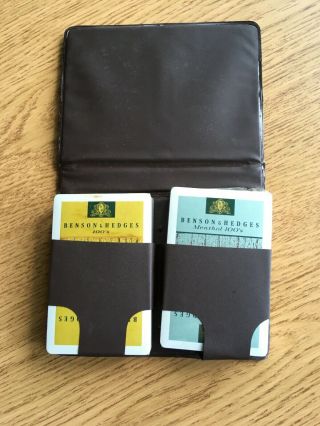 2 Benson & Hedges Cigarette Tobacco Vintage Playing Card Decks Nip Nib