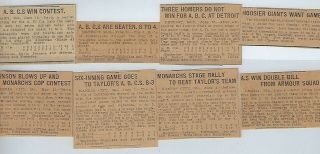 Negro League Baseball News Clippings June 1920