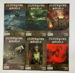 Clockwork Angels 1 - 6 Vf/nm Complete Series Inspired By Neil Peart Of Rush Band
