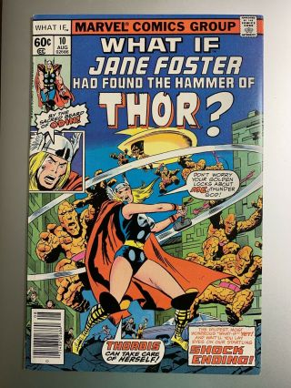 What If? 10 Vf 8.  0 Jane Foster As Thor Marvel 1978 Movie