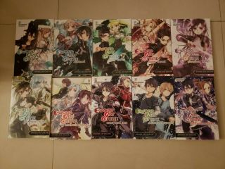 Sao: Sword Art Online Light Novels Volume 1 - 10 Manga
