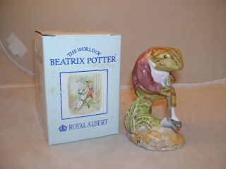 Royal Doulton Beswick Beatrix Potter Mr.  Jeremy Fisher Digging Figurine