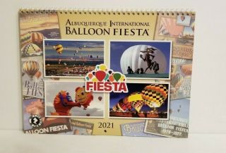 2021 Albuquerque International Balloon Fiesta Official Calendar Hot Air Balloons