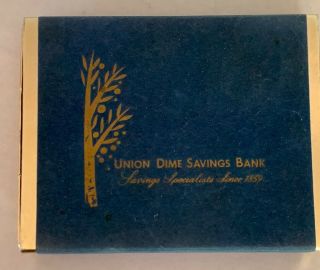 Vintage Cards Union Dime Savings Bank Double Deck Tree And Birds R 3/3
