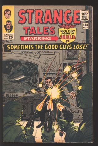 Strange Tales 138 Marvel 1965 Fn - 1st Eternity – Classic Ditko