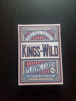 Americana White Standard Edition Playing Cards By Kings Wild Project