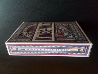 Americana WHITE Standard Edition Playing Cards by Kings Wild Project 3