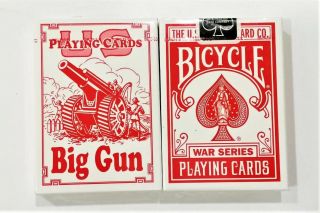 1 Deck Bicycle Big Gun Playing Card Red - S1034492801 - 甲h2
