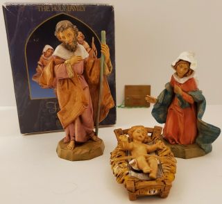 Roman Fontanini Heirloom Nativity 5 " - Holy Family 3 Piece Set - 71503