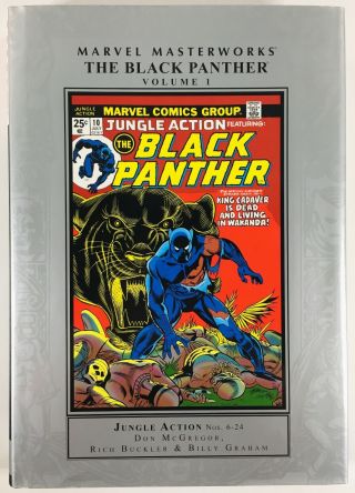 Marvel Masterworks Black Panther Volume 1 Hardcover 2010 Oop Jungle Action