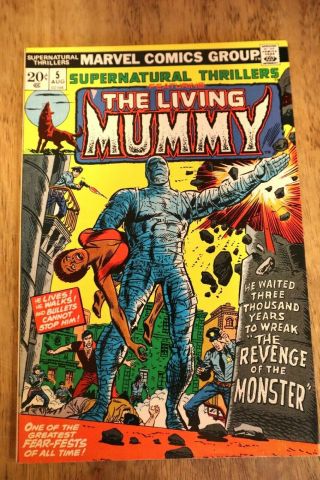 Supernatural Thrillers 5 The Living Mummy Very High Grade/nm Pages Ow/white
