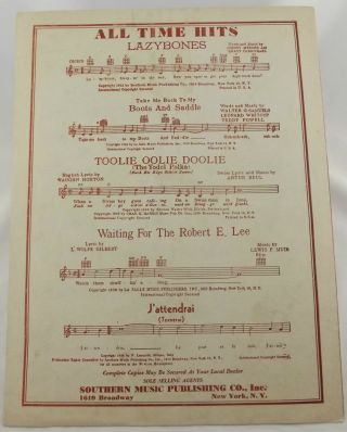 1945 Sheet Music The Three Bells Jim Edward Maxine Bonnie Brown Villard Cloches 3