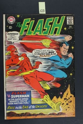 Dc Comics - The Flash 175 - Dec 1967 - Flash Vs Superman (123)