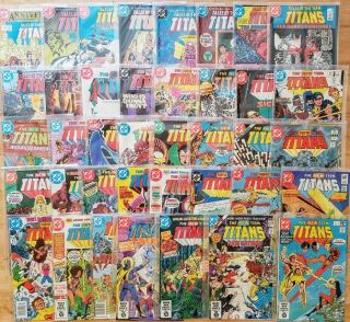 The Teen Titans 11 - 43,  45 - 50.  1981 - 85.  39 Issues.  All Near -