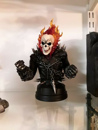 Ghost Rider Gentle Giant Marvel Resin Mini Bust Statue Limited Edition