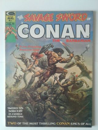 Savage Sword Of Conan 1 - Buscema Art