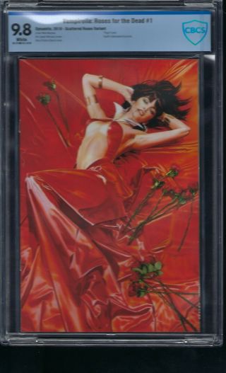 Vampirella Roses For The Dead 1 Cbcs 9.  8 With Roses