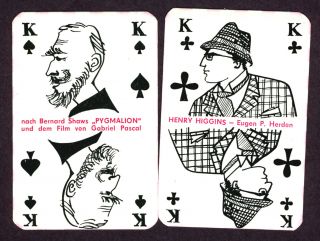 My Fair Lady Playing Cards,  Program For East German Premier,  1967