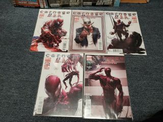 Carnage U.  S.  A.  1 - 5 Complete Series Clayton Crain & Zeb Wells Limited