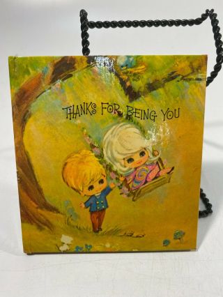 Vintage Thanks For Being You American Greetings Sunbeam Book 1968