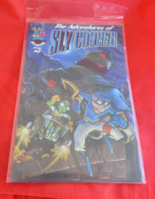 Vintage 2 Adventures Sly Cooper Modern Age Comic News Stand Never Read Pristine