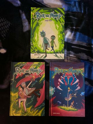 Rick And Morty Books 1 - 3 Hardback