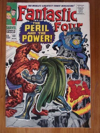 Fantastic Four 60 1967 Silver Age Marvel Comic