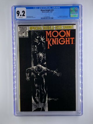 Moon Knight 25 Cgc 9.  2