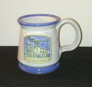 Cashtown Inn Mug / Deneen Pottery Rare Handthrown Gettysburg Pennsylvania