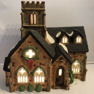 Dept 56 Dickens Village Series Knottinghill Church English Country Christian